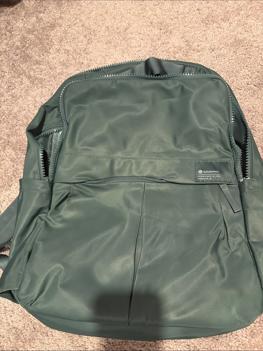 Lululemon Athleta Dark Green Backpack
